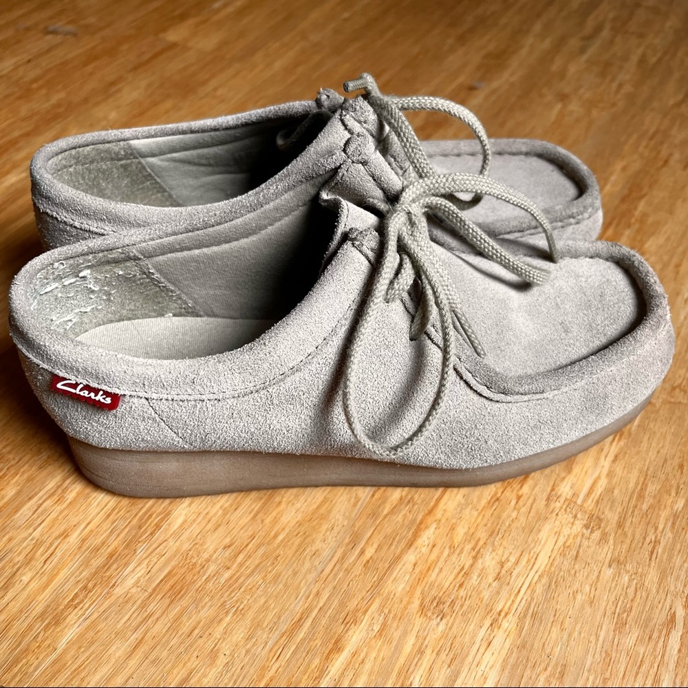 Clarks Original Wallabee Chukka Desert Suede Low Top Shoes Women's Size 5.5